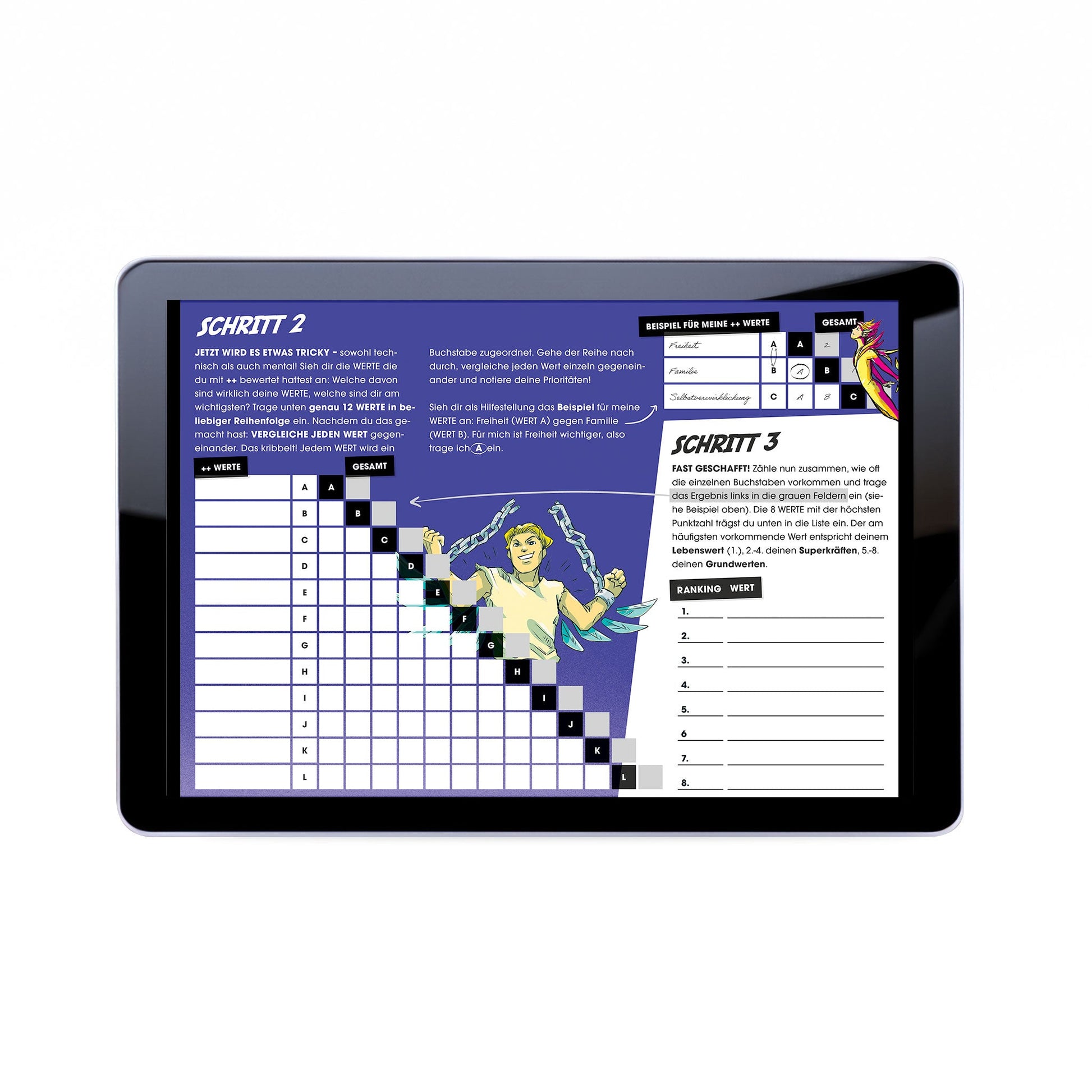 Digitaler Wertetest - Hendriks Wertespiel