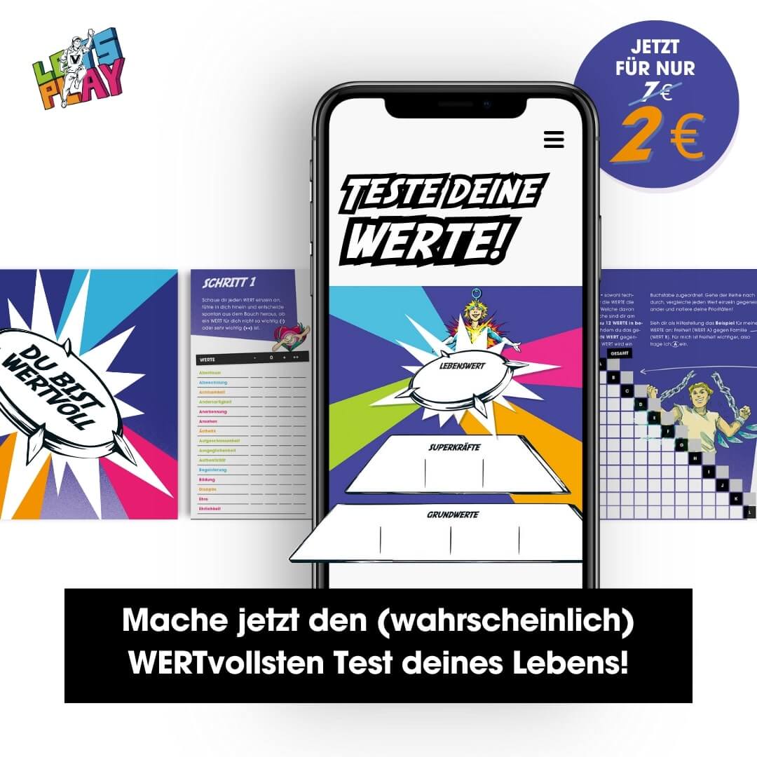Digitaler Wertetest - Aktion! - Hendriks Wertespiel