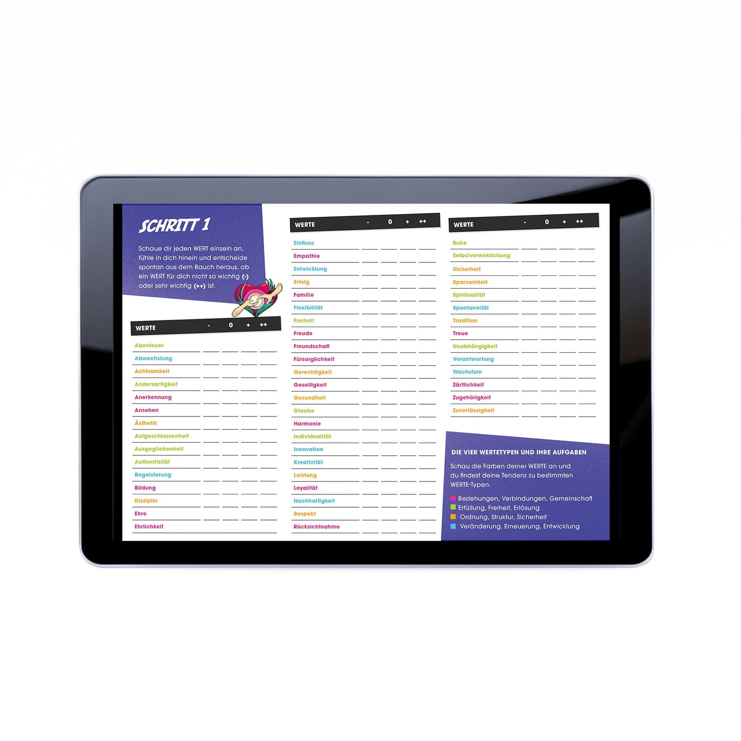 Digitaler Wertetest - Aktion! - Hendriks Wertespiel