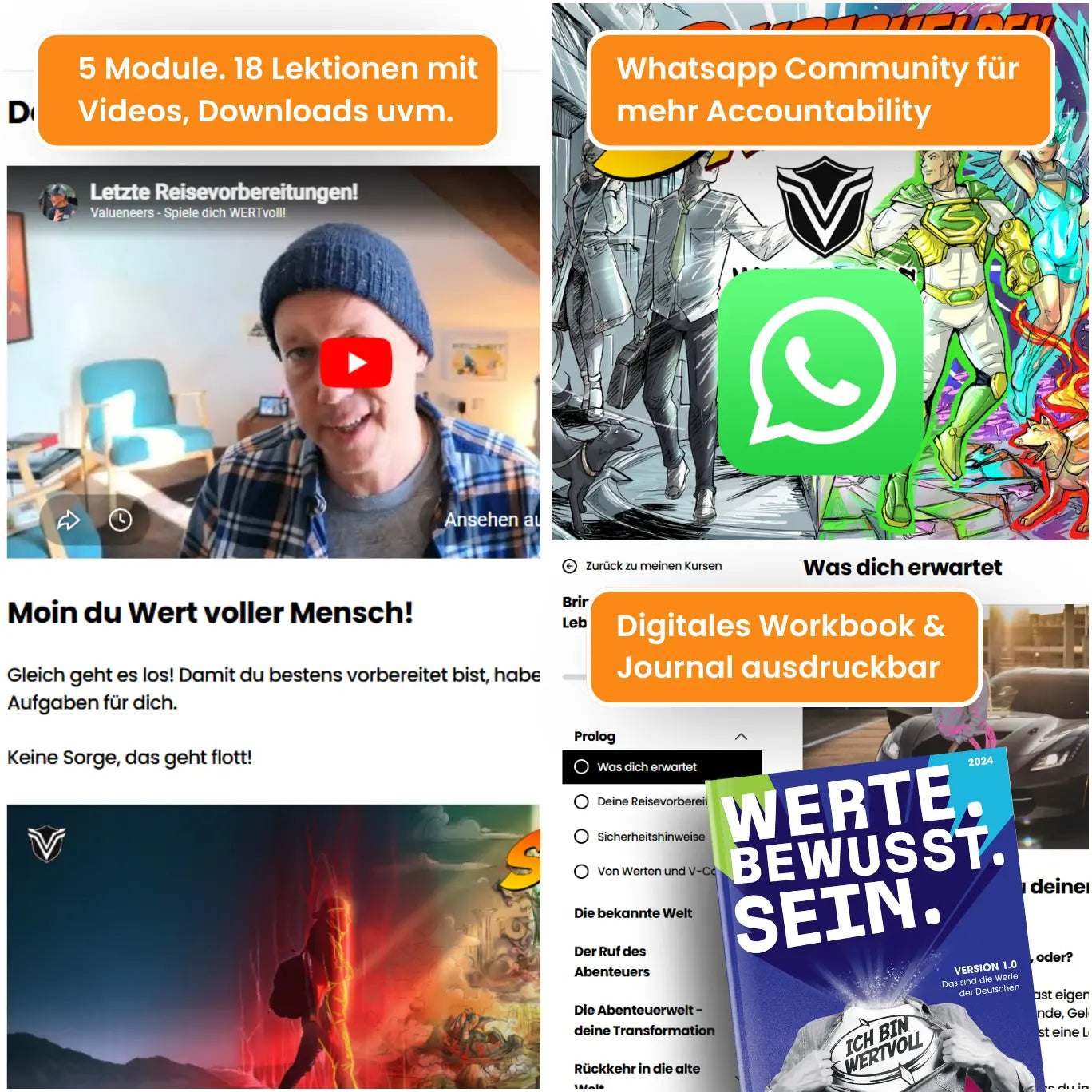 Superheldenreise - So bringst du deine Werte ins Leben Valueneers Wertespiele