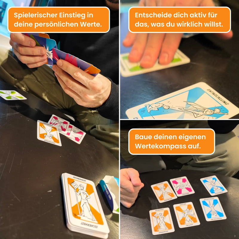 Starter Set - Erspiele deinen Wertekompass Valueneers Wertespiele