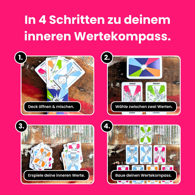 Starter Set - Erspiele deinen Wertekompass Valueneers Wertespiele
