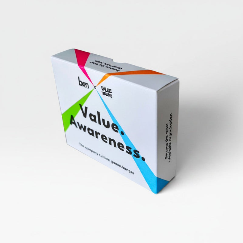 Value Awareness Card Game von Valueneers: 100 Wertekarten für HR, Führung und Coaching
