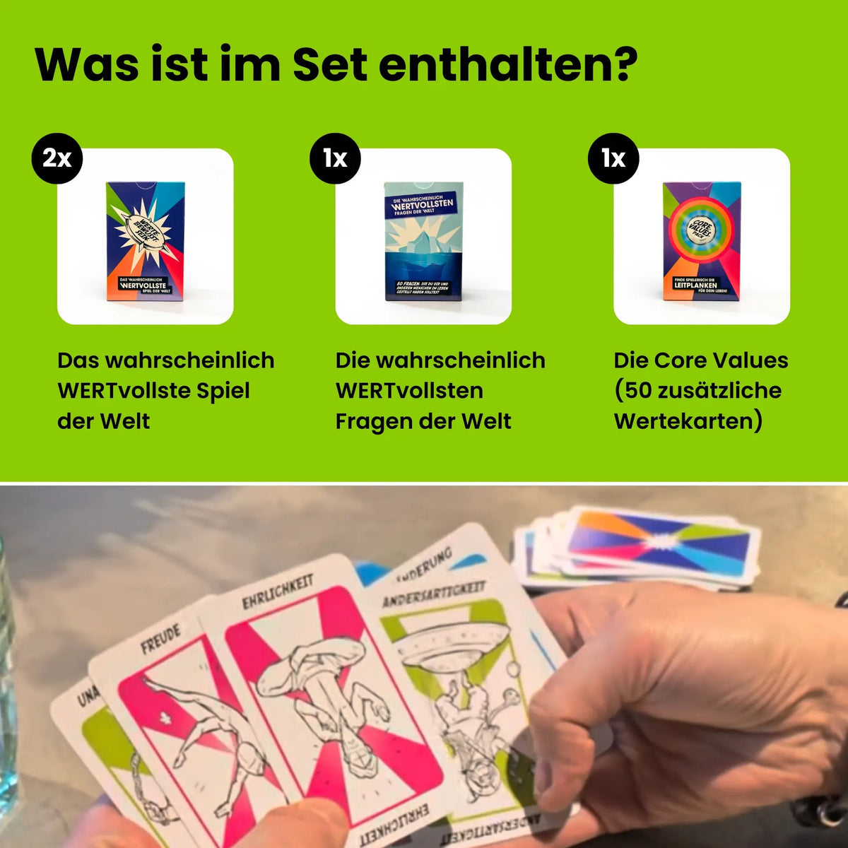 Beziehung Set - Erspielt eure Beziehungswerte - Valueneers Wertespiele