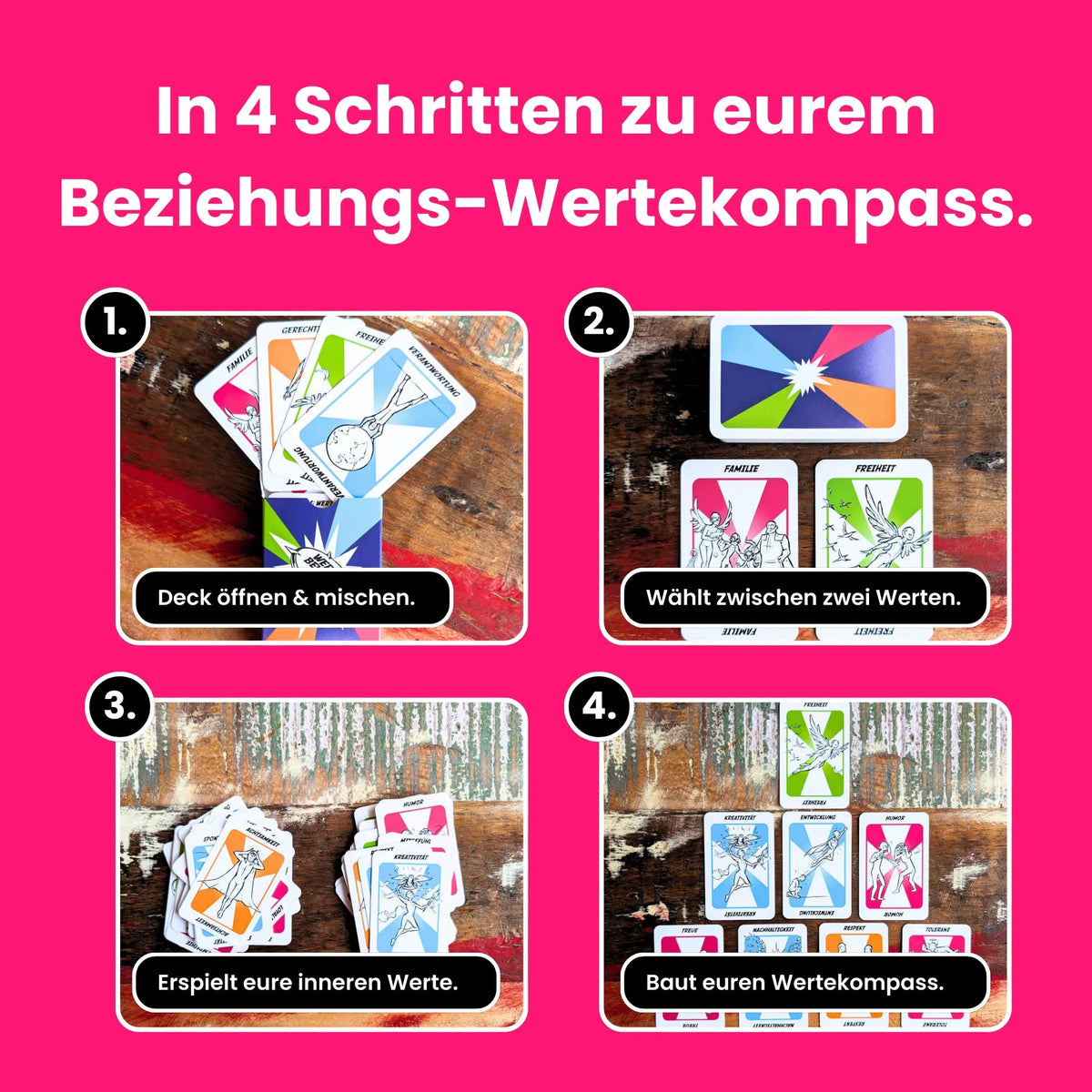 Beziehung Set - Erspielt eure Beziehungswerte - Valueneers Wertespiele