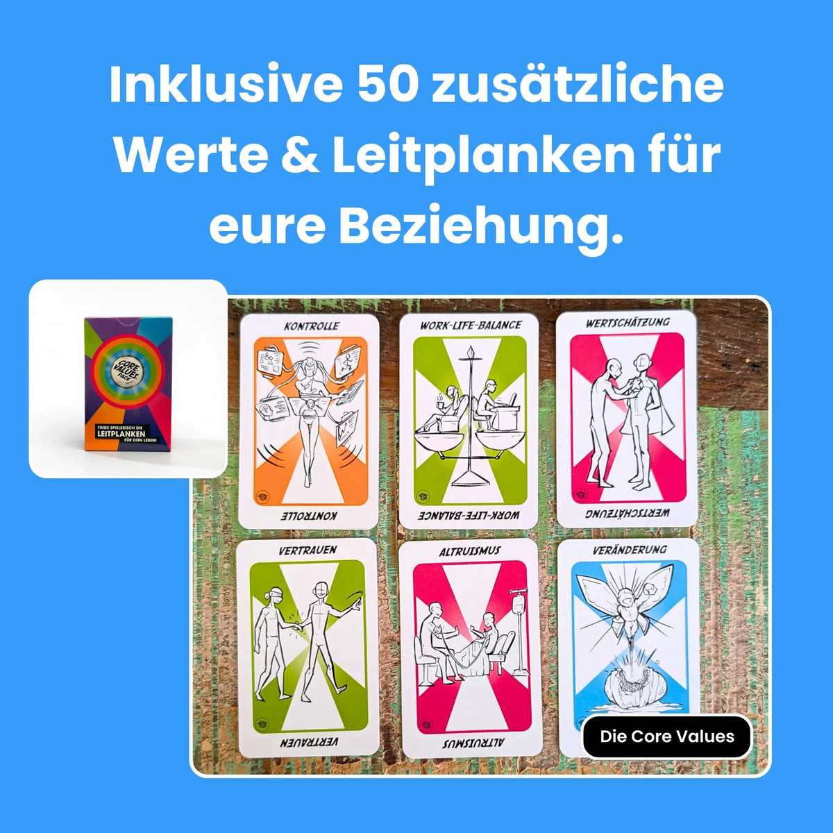 Beziehung Set - Erspielt eure Beziehungswerte - Valueneers Wertespiele