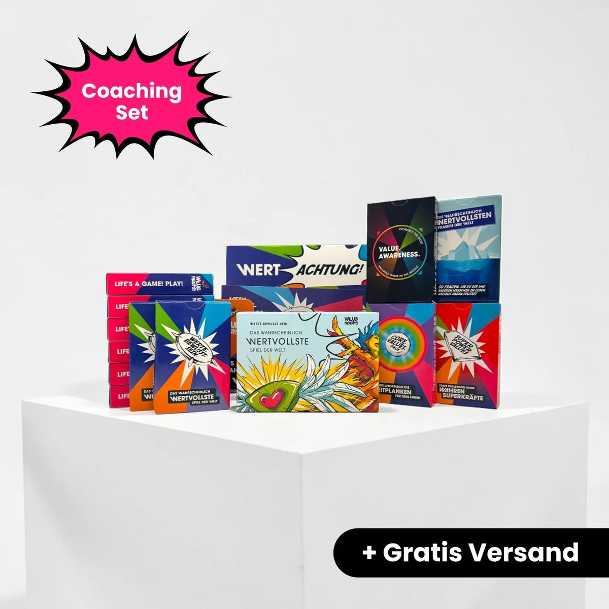 Coaching Set - Für Coaches & Lehrkräfte - Valueneers Wertespiele