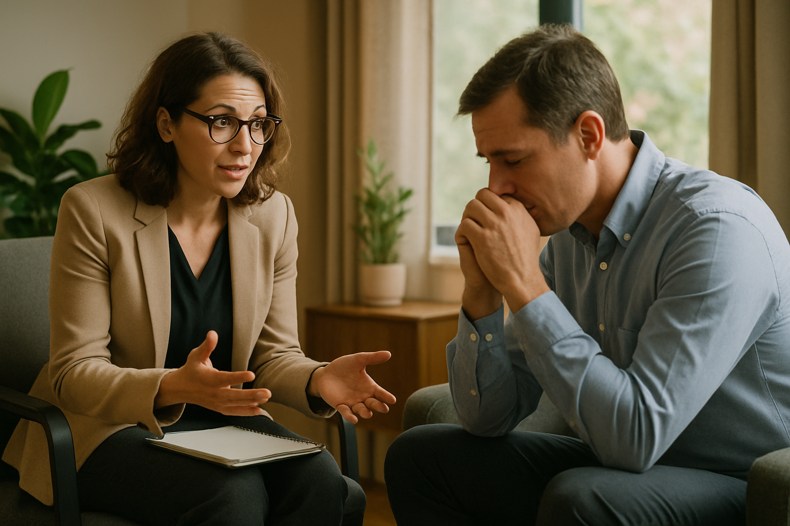 coaching situation zu zweit, schwieriges gespräch