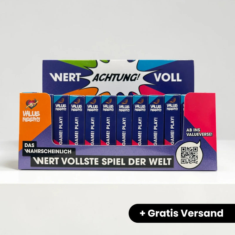 Der WERTvollste Aufsteller der Welt - Inkl. 12 Spiele Valueneers Wertespiele