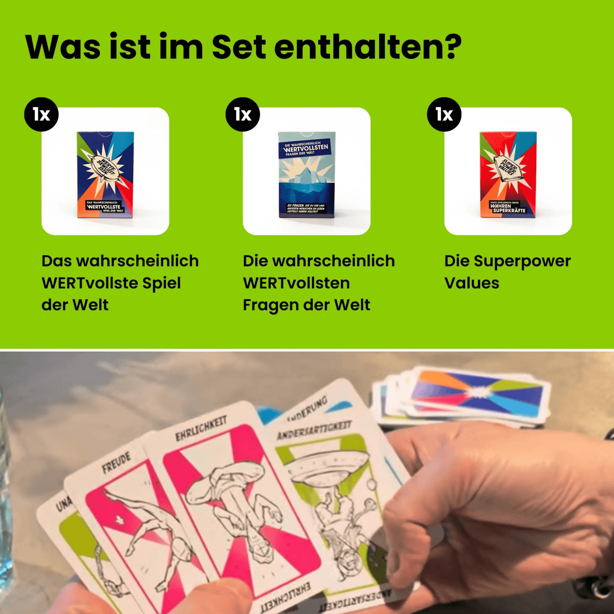 Superhelden Bundle - Erspiele deine Werte und bringe sie in dein Leben - Valueneers Wertespiele